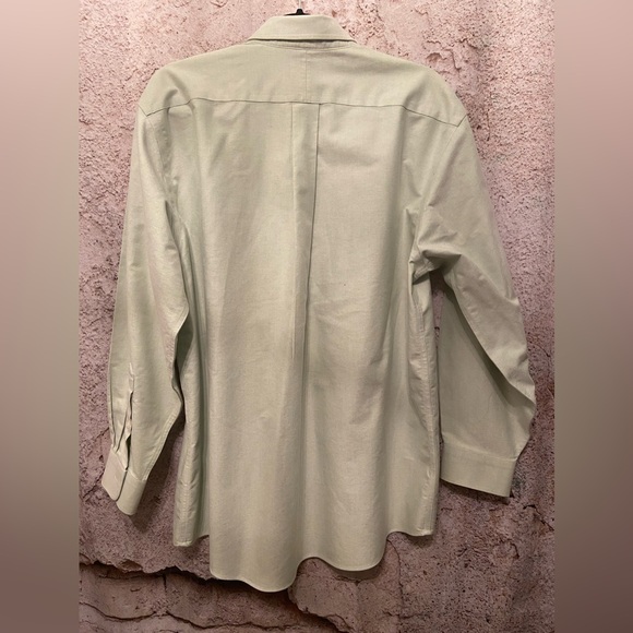 L.L Bean Mens Soft Mint Wrinkle Free Dress Shirt - Picture 5 of 5